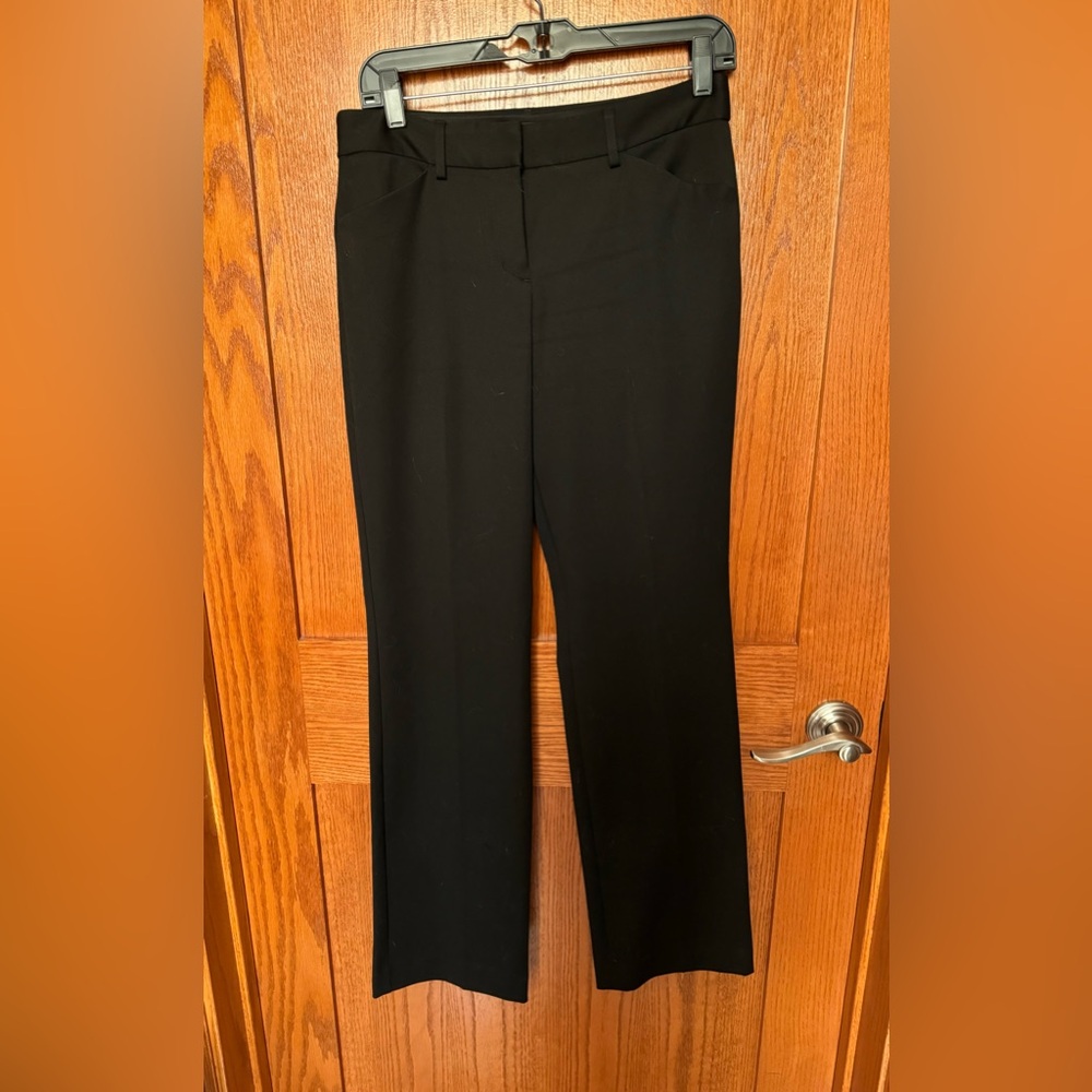Black dress trousers